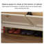 Rangement à chaussures en bois manufacturé beige