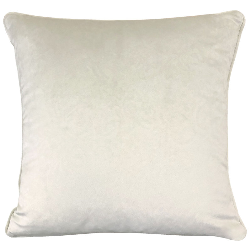 Square Pillow Cover & Insert, Ivory, 18" x 18"