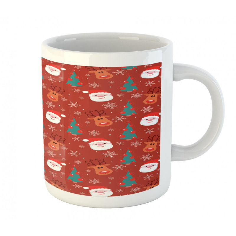 Grande tasse à café de père noël