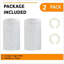 25cm H Metal Drum Lamp Shade ( Screw On ) in White
