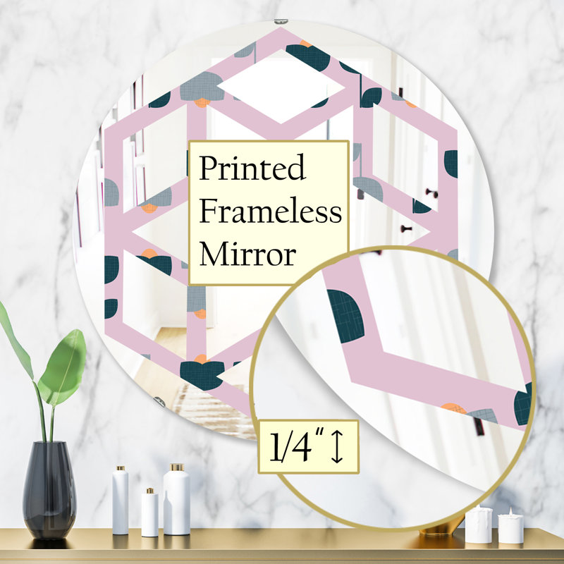 Miroir mural Hexagon Star, 31,5 po x 31,5 po