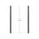 Lyna 46.38'' - 47.38'' W x 70'' H Pivot Frameless Shower Door with Clear Glass