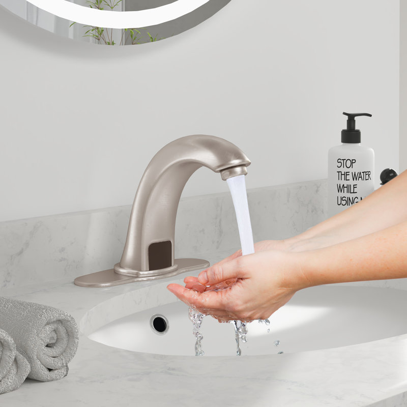 Single-Hole Bathroom Faucet, Brushed Nickel