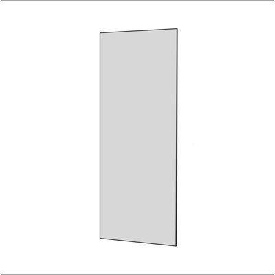 Cadre en alliage d'aluminium pour miroir pleine longueur 70 po x 31 po, incliné ou fixé au mur, haute définition, incassable, idéal pour la chambre à coucher, le salon, le couloir - décor moderne pour la maison