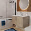Ensemble de meuble-lavabo mural 36 po Bagoka-1177144819-1177144719-1177237110