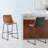 KD Faux Leather Counter Stool-335394280