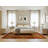 Machine Washable Art Deco Brown Area Rug-258788947