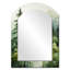 Forest - Enigmatic Forest - miroir asymétrique Forest, miroir mural décoratif Green Arch, impression sur métal-2044189937