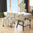 Contemporary Artistry Polka Dots Pattern - Upholstered Modern Side Chair, Polka Dots Accent Chair-1315955802