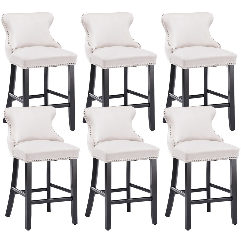 Tabouret de bar 26,7 po, Beige