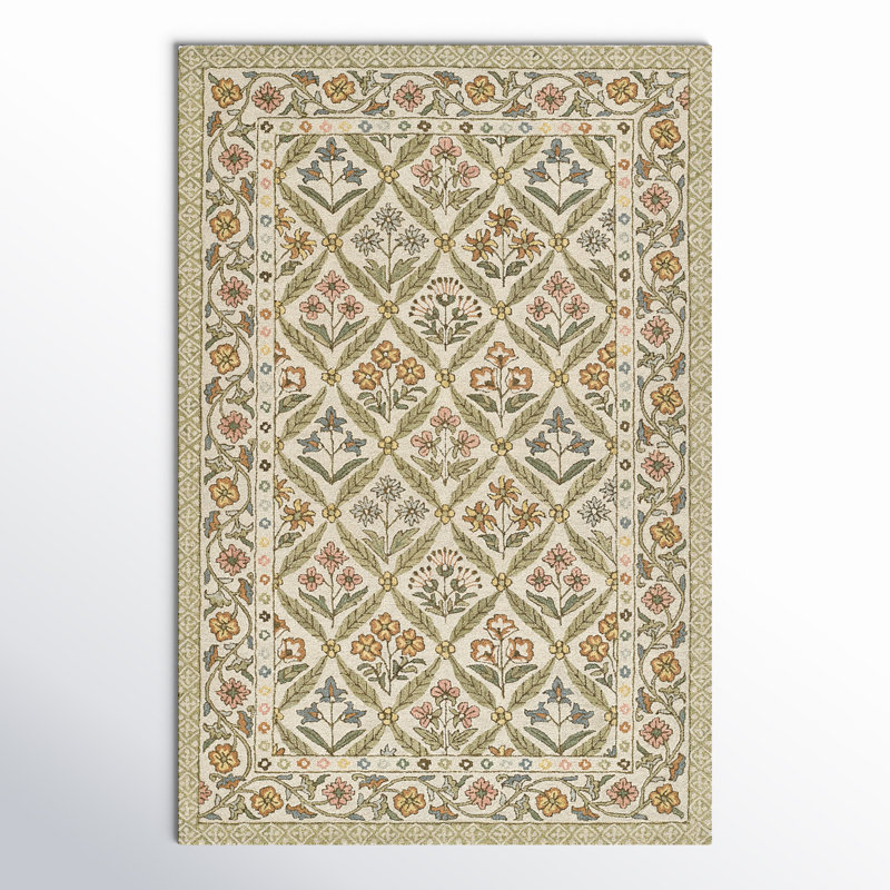 Alice Wool Oriental Indoor Rug, Rectangle 3'6" x 5'6"