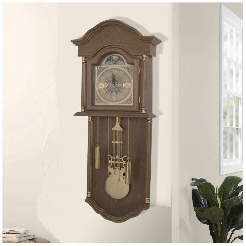 Branner 120cm Wood Grandfather Clock