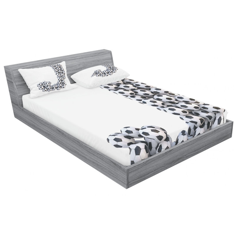 Microfiber Sheet Set, Queen Sheet Set with Fitted Sheet, J