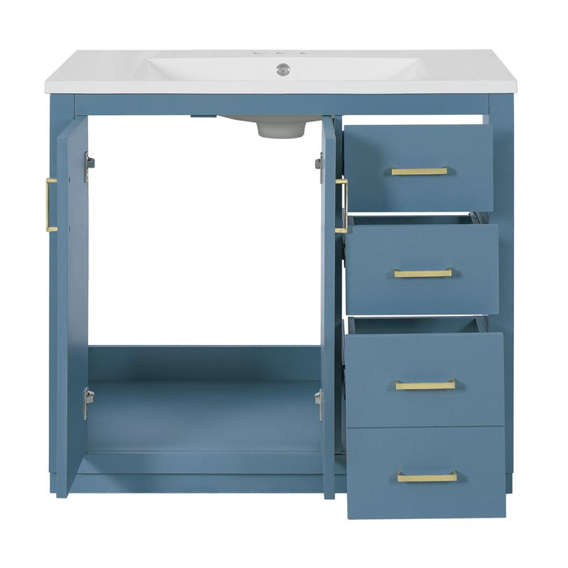 Meuble-lavabo 36 po avec lavabo en céramique