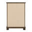 Commode 5 tiroirs brun foncé