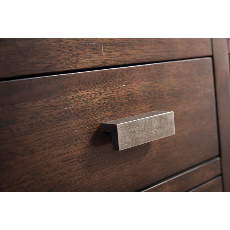 Addison 72" Double Bathroom Vanity Set, Mid-Century Acacia, 8" Widespread, Phantome Eclos