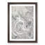 Wave Sketch by Katsushika Hokusai - Picture Frame Drawing Print-55612312-55612311