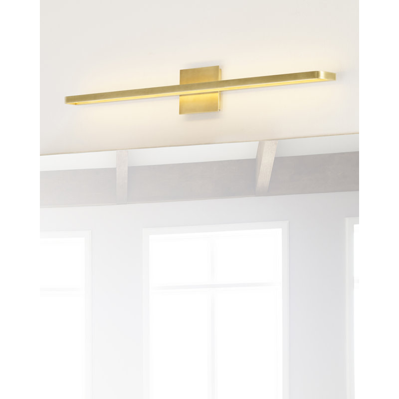 Banda 1 - Light LED Bath Bar, Natural Brass
