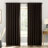 Aria Magnetic Closure Theater Grade 100% Blackout Back Tab Curtain Panel Pair-90572996-90573000