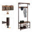 Portemanteau avec banc et rangement pour chaussures Fredson