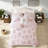 Piece Bedding Sets, Full Queen Pink Floral Microfiber Comforter Set