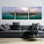 «Cloudy Winter in Chicago» par Epic Portfolio, ensemble d'art mural en verre acrylique, 3 pièces