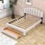 Lit plateforme tapissier avec tiroir Luceile-2146638072