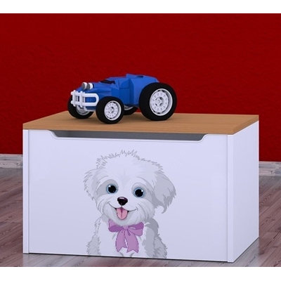 Casen Kalwados Dog with a Bow Toy Box