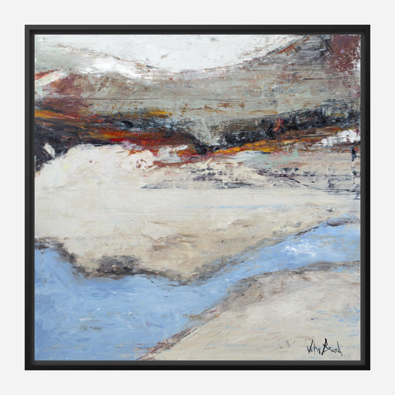 «Blue Water» par John Beard - reproduction d'art sur toile, Noir, H 24 po x l 24 po x P 1,5 po