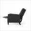 Fauteuils inclinables, fauteuil inclinable manuel de 27,5 po de largeur | Tissu gris foncé