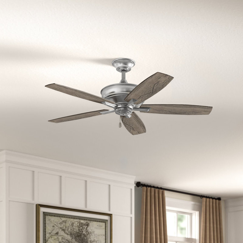 Franson 56'' Ceiling Fan, Brushed Polished Nickel