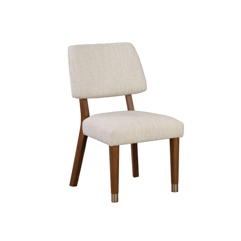Chaise de salle à manger moderne l 19,4 "2PC / CTN, pieds dorés