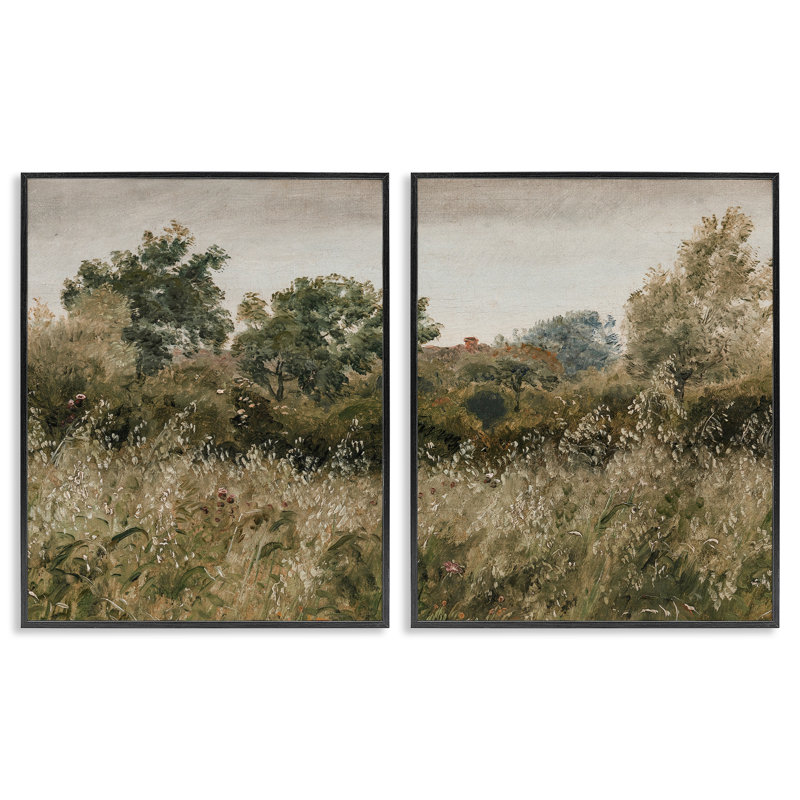Ensemble de giclée encadrée 2 pi, H 14 po x l 11 po, Giclée encadrée noir minuit