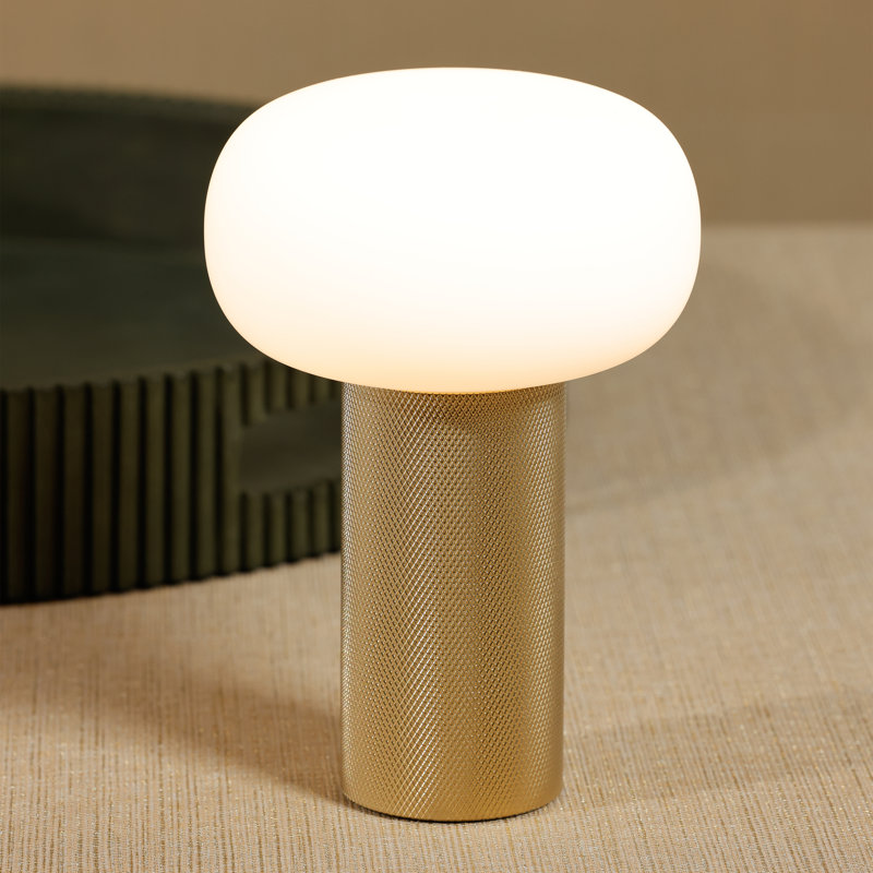 Lampe de table rechargeable Halo Gold