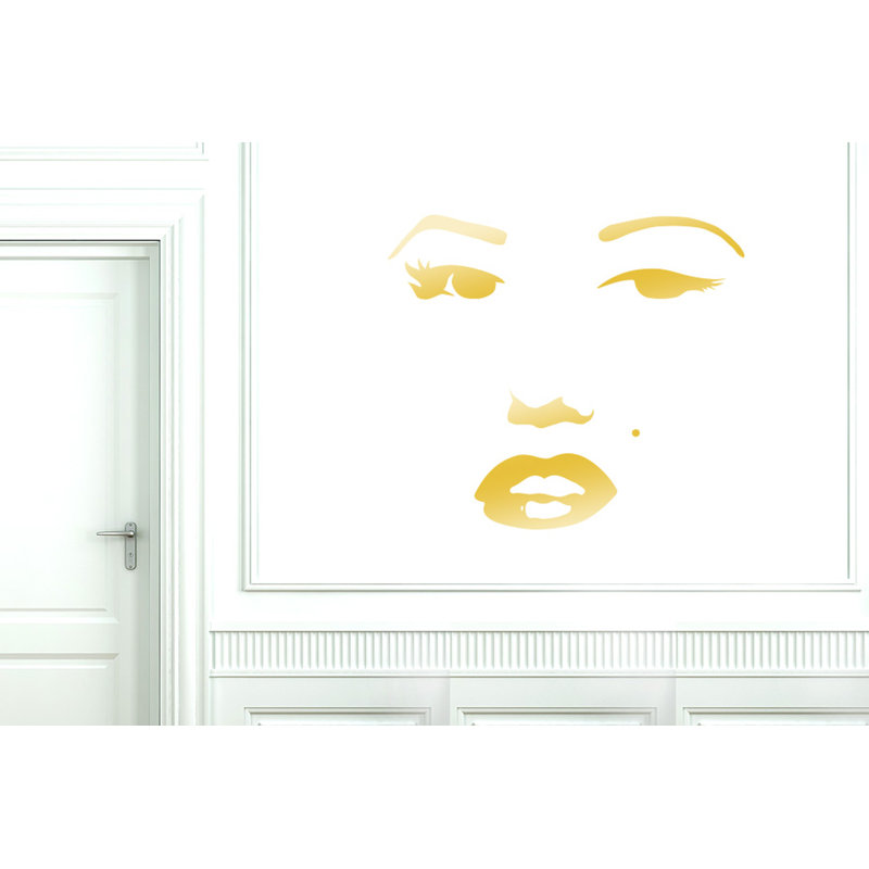 Entertainment Wall Decal, Medium, Shiny Gold