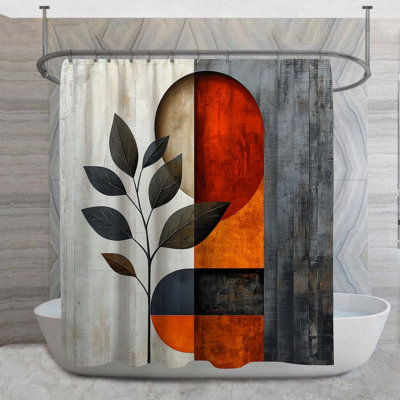 Rideau de douche abstrait - Art Modern Decor