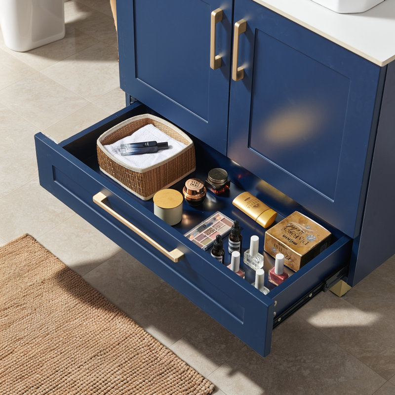 Ensemble de meuble-lavabo simple 24 po Ebony