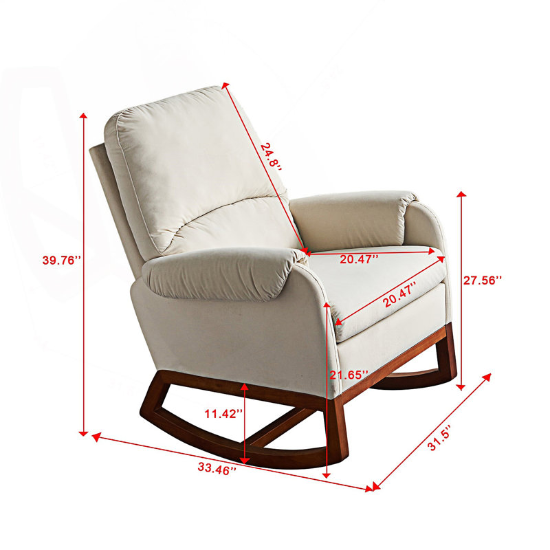 Chaise berçante moderne et confortable