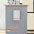 HOMCOM Rolling Kitchen Island Cart, Portable Serving Trolley Table With Drawer, Adjustable Shelf And 2 Towel Racks, Grey