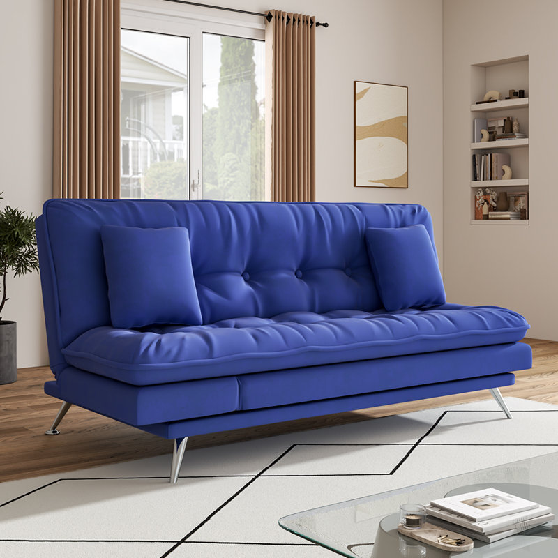 Mergim 3 Seater Sleeper, Blue