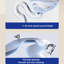 Toilettes allongées à attache étroite 1,84 gallons GPF (siège inclus)-100078704