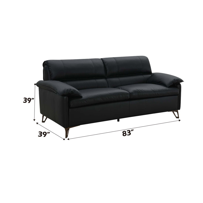 Causeuse en cuir Eilene