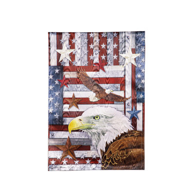 Drapeau de jardin aigle moiré