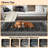 Washable Area Rug Modern Bordered Rug Non Slip Floor CarpetNon Shedding Neutral Rugs for Kitchen Bedroom Living Room-2014422479-2014422454