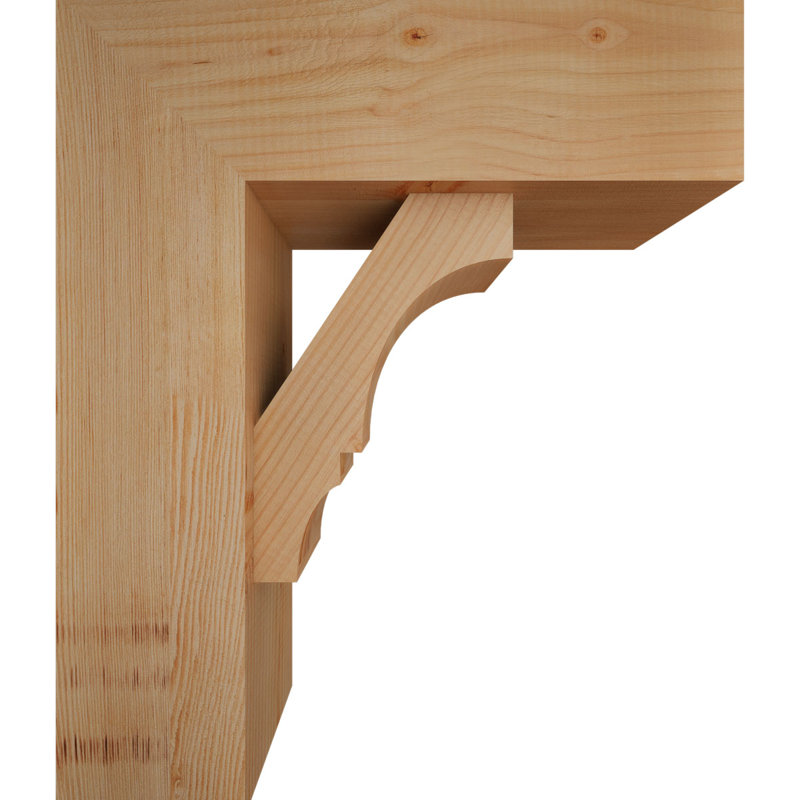 Support de bloc Balboa avec entretoise décalée, 24 x 20, Sapin Douglas de l 7 1/2 (lisse)