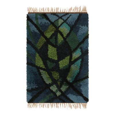 Vintage One-of-a-Kind 3'1x4'8 Hand Knotted Area Rug