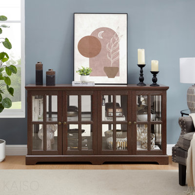 Vitrine à DEL avec vitrine antique avec portes en verre