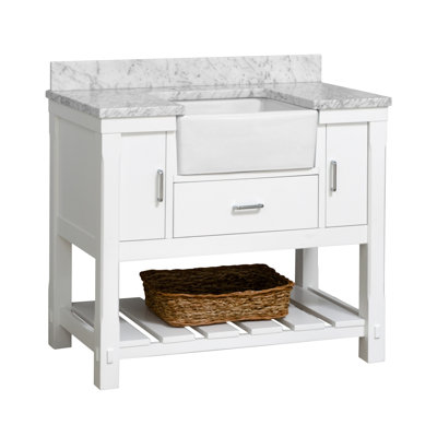 Hitton 42'' Single Bathroom Vanity with Top