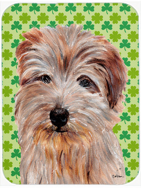 Planche à découper en verre st. patrick caroline Shamrock Lucky Irish