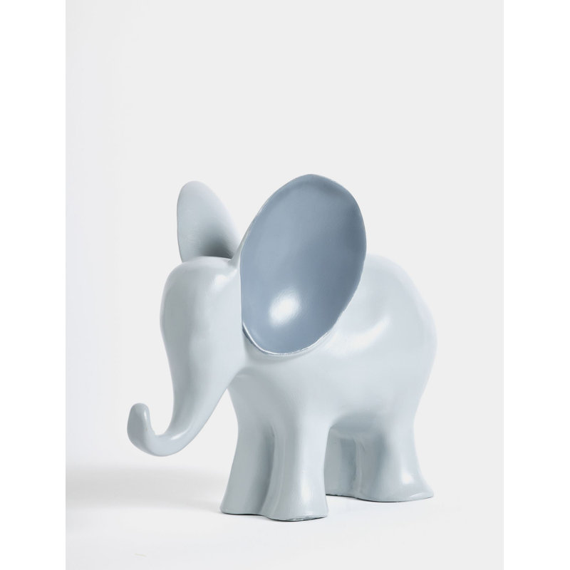 Hand-Painted Elephant Decorative Object